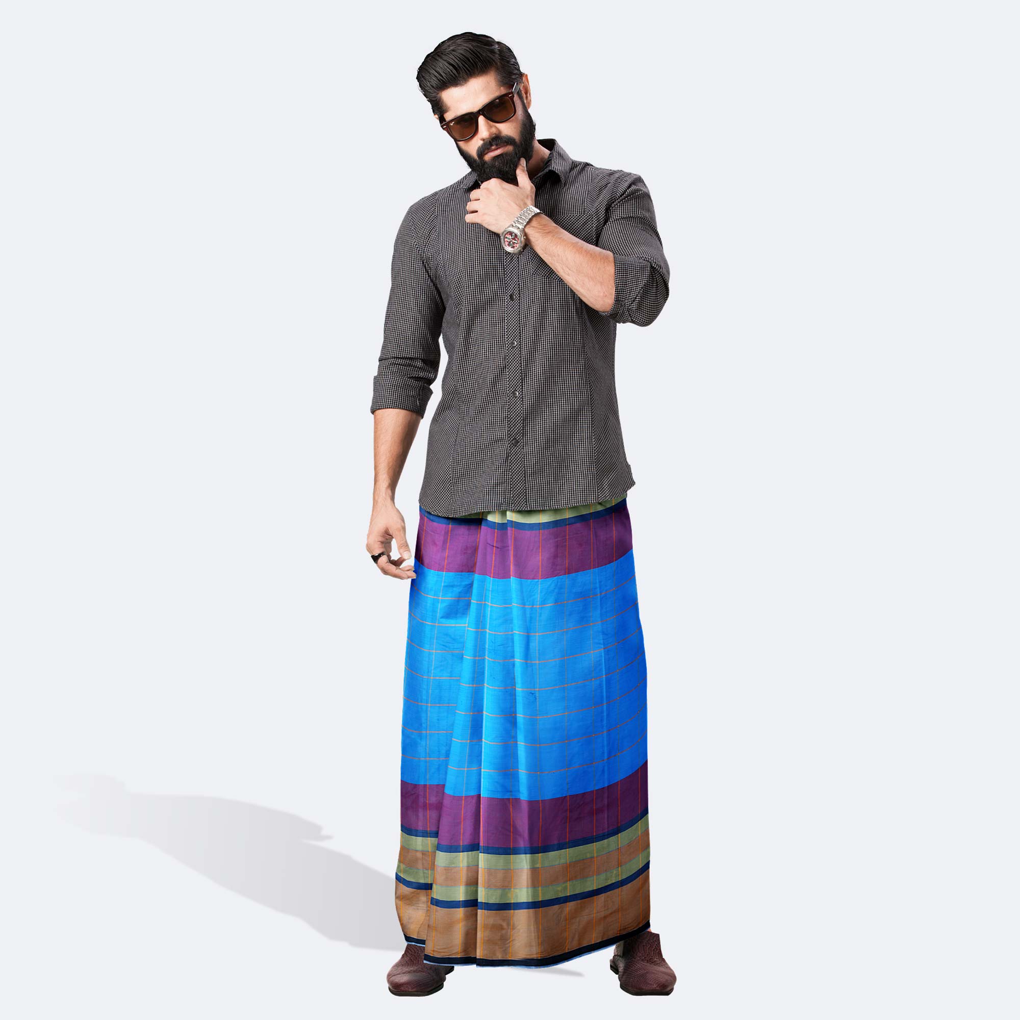 Men’s Relaxed Fit Maximum Comfort Lungi - Nandonik