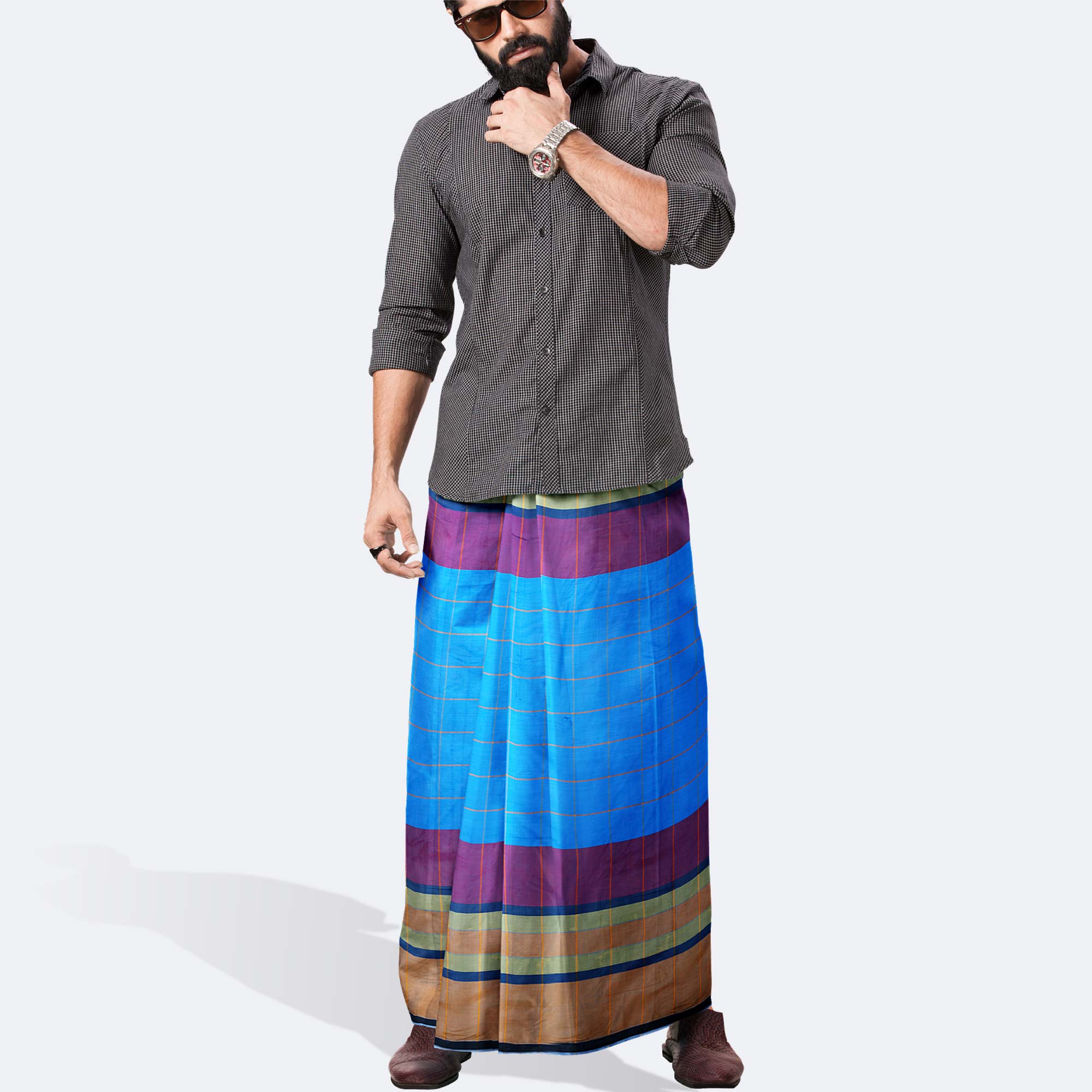 Men’s Relaxed Fit Maximum Comfort Lungi - Nandonik