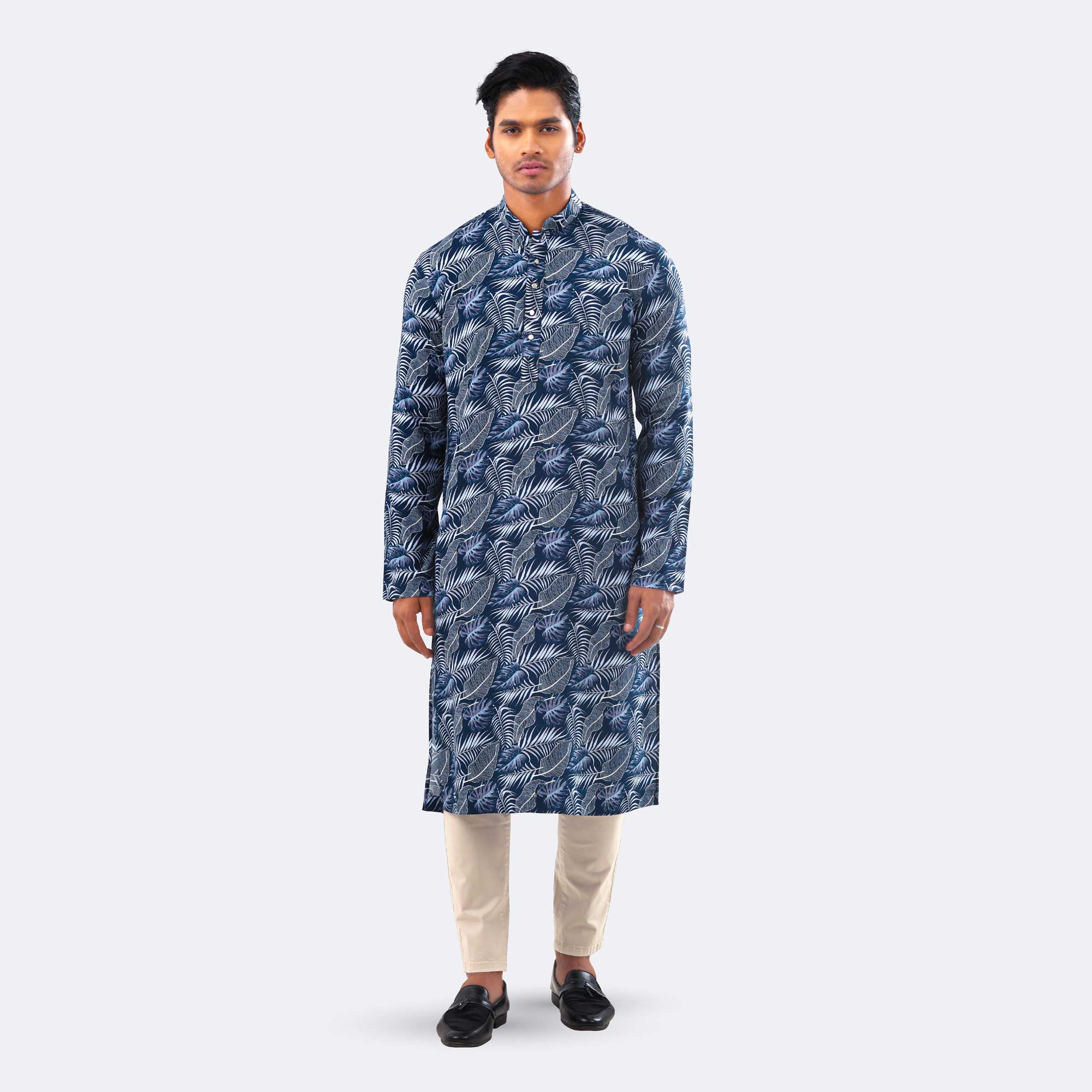 Men’s Printed Lightweight Viscose Panjabi