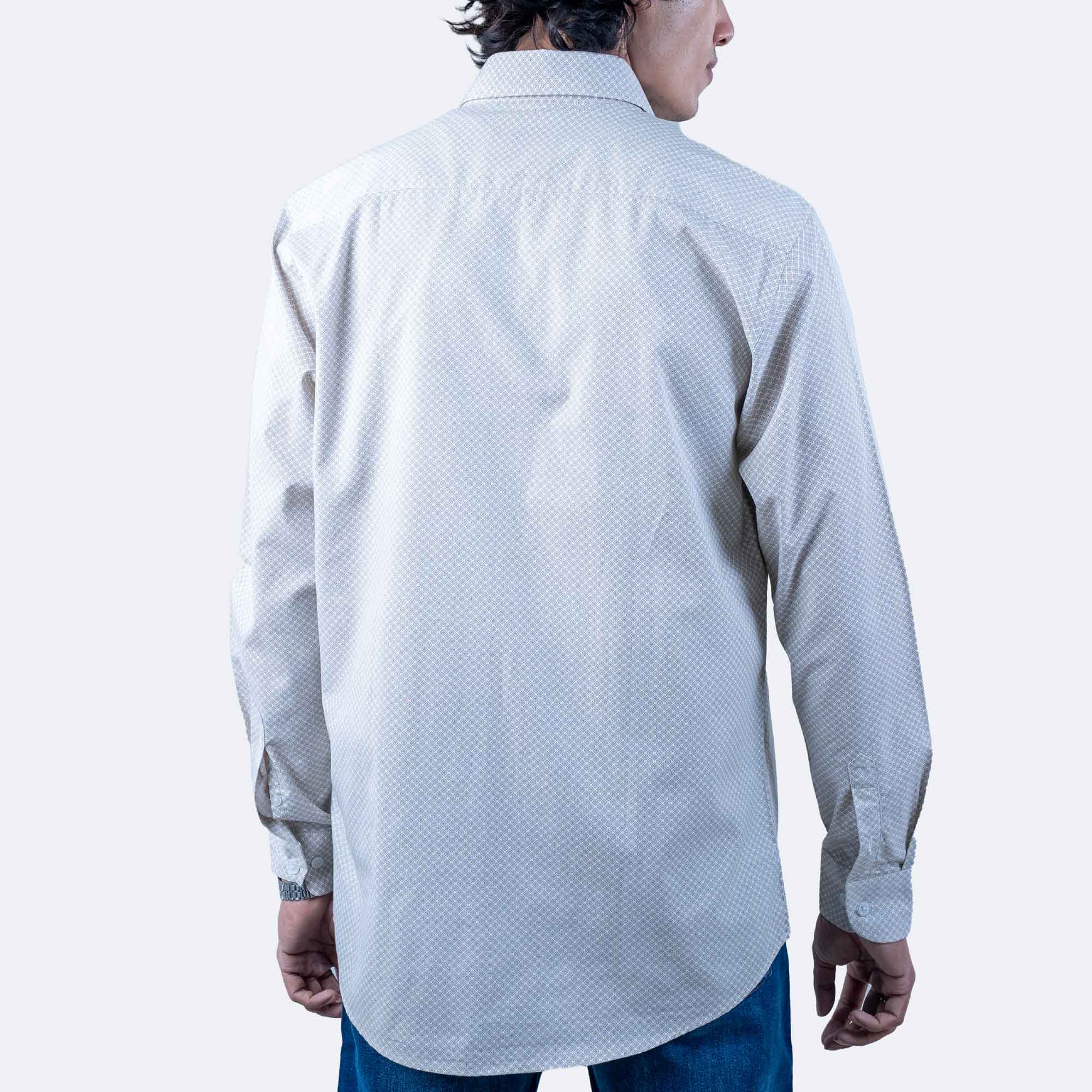 Stylish Solid Dyed Printed Shirt