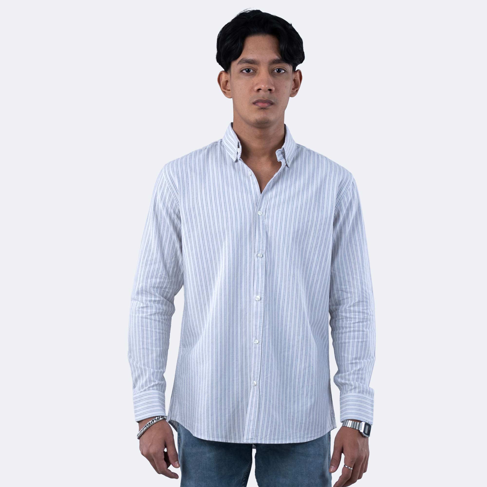 Relaxed Refined Oxford Cotton Shirt