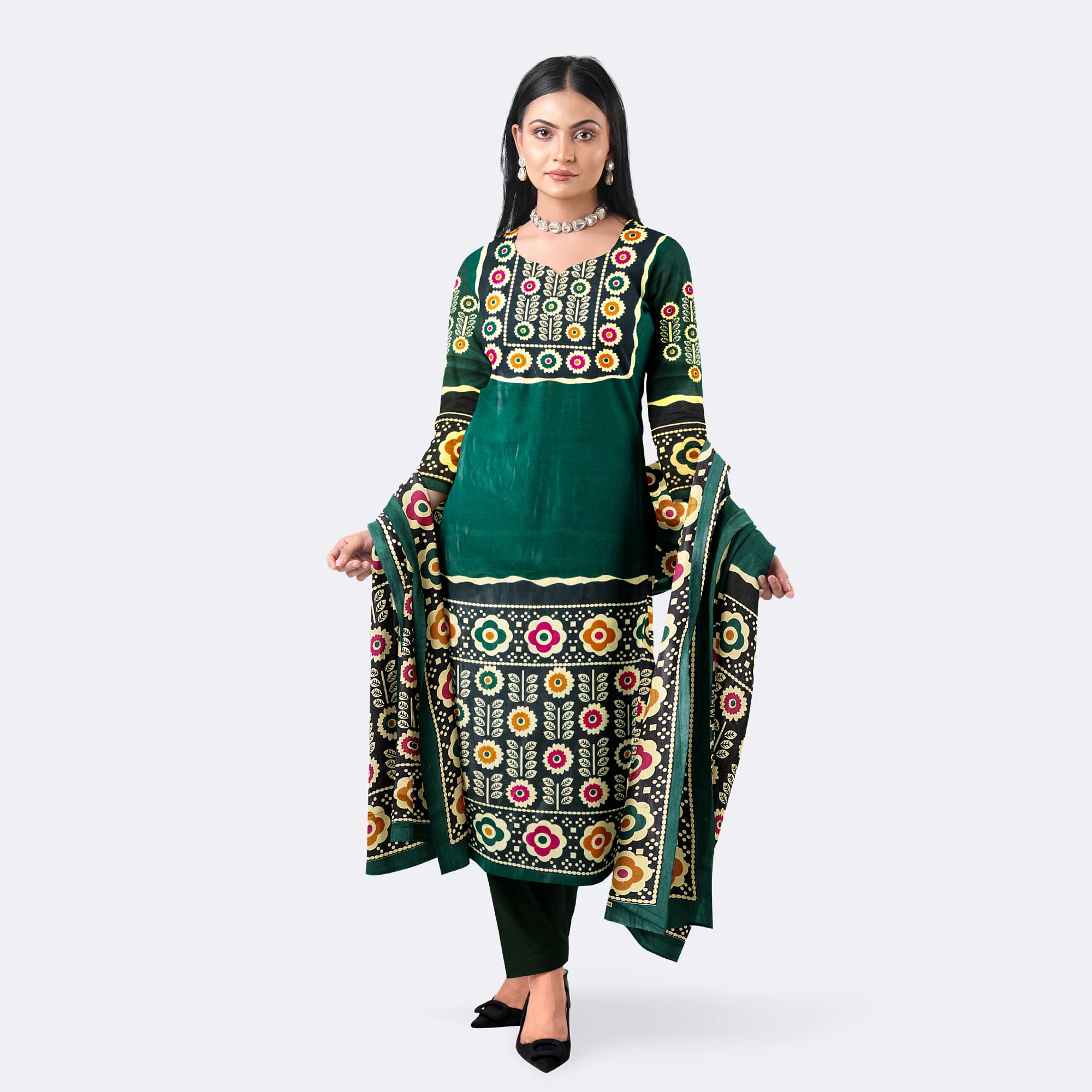 Women's Cotton Printed Salwar Kameez