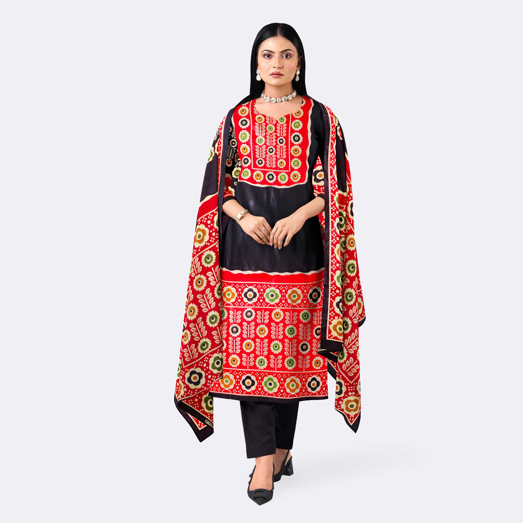 Women's Stylish Printed Salwar Kameez - Jui