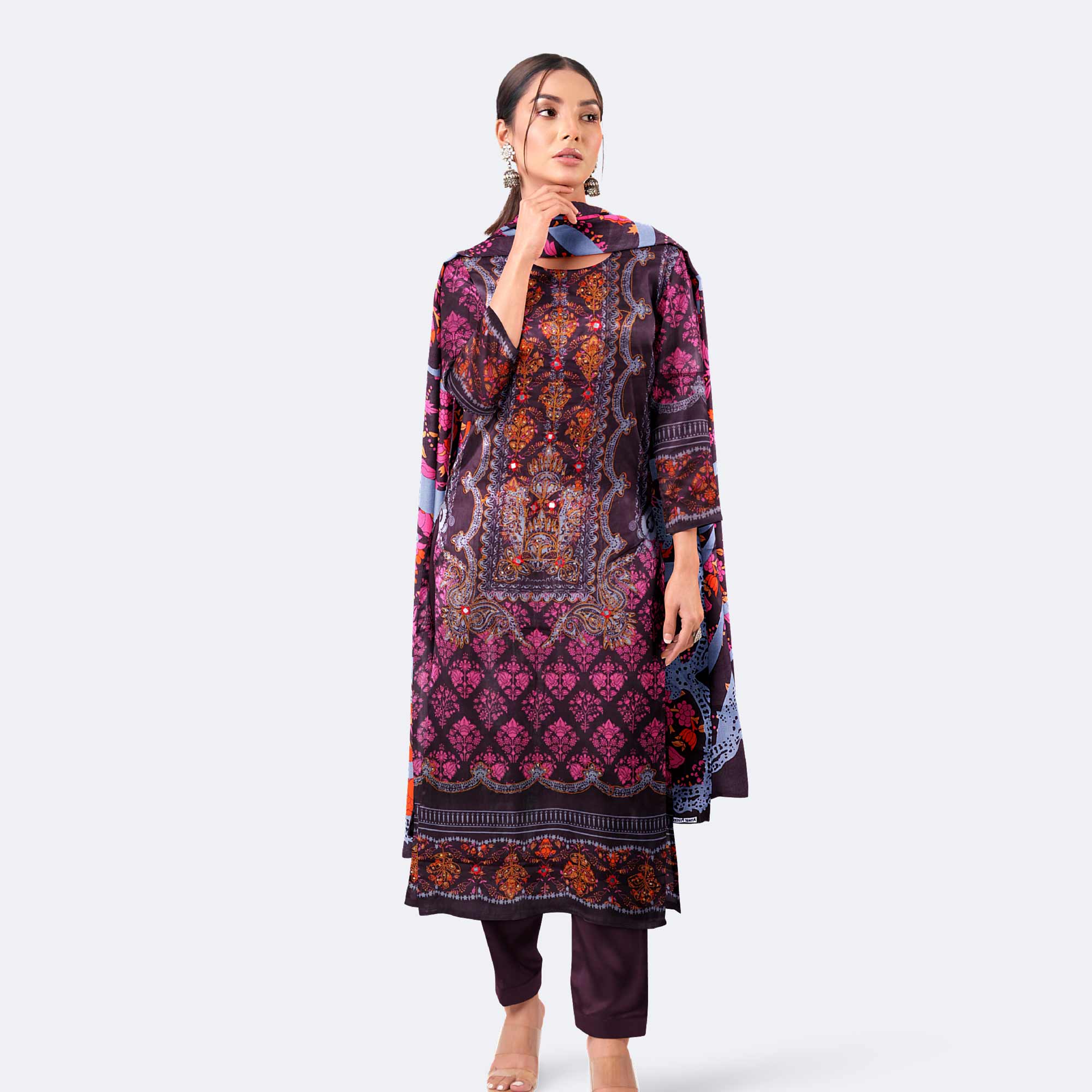 Women's Traditional Cotton Printed Salwar Kameez