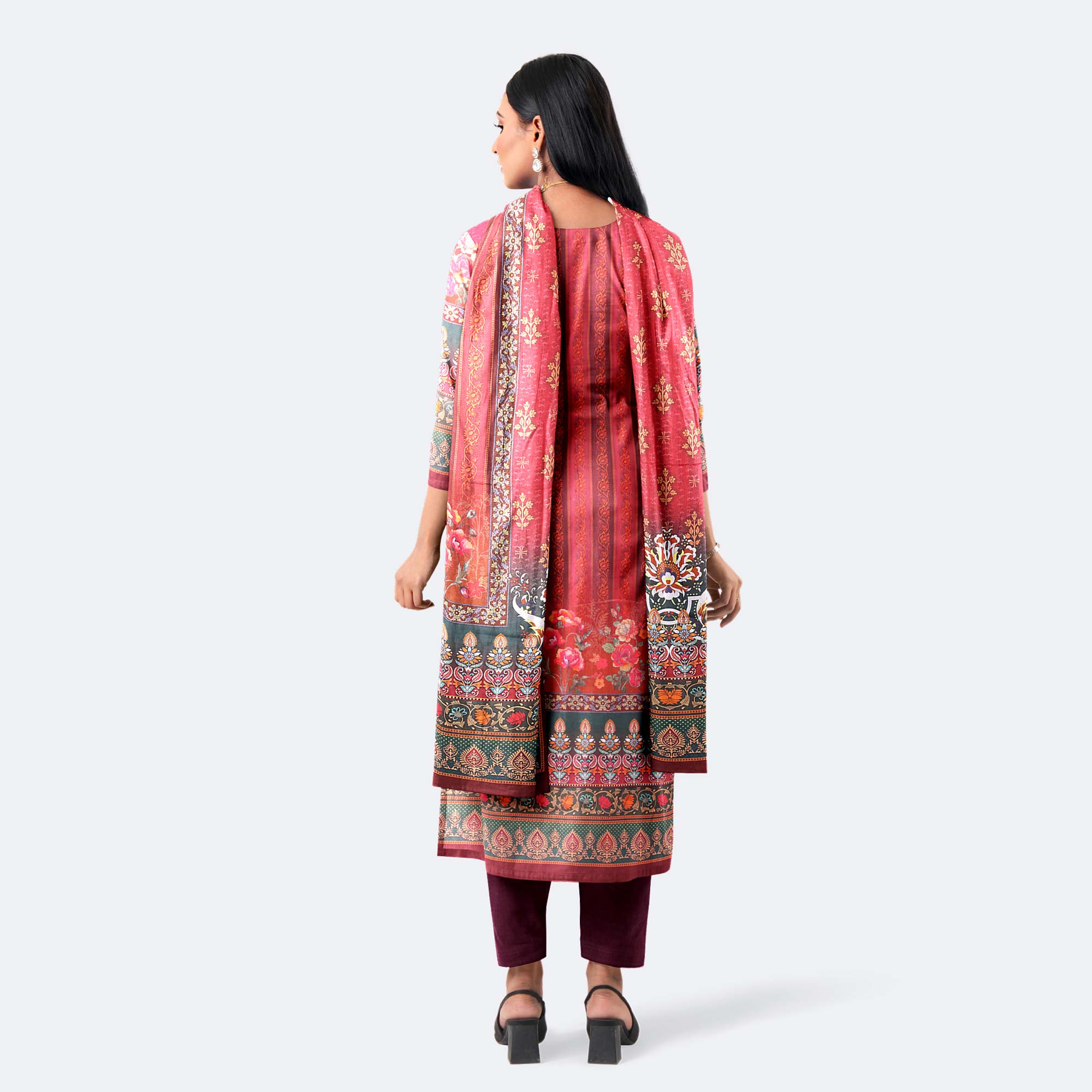 Digital Printed Trendy Cotton Salwar Kameez