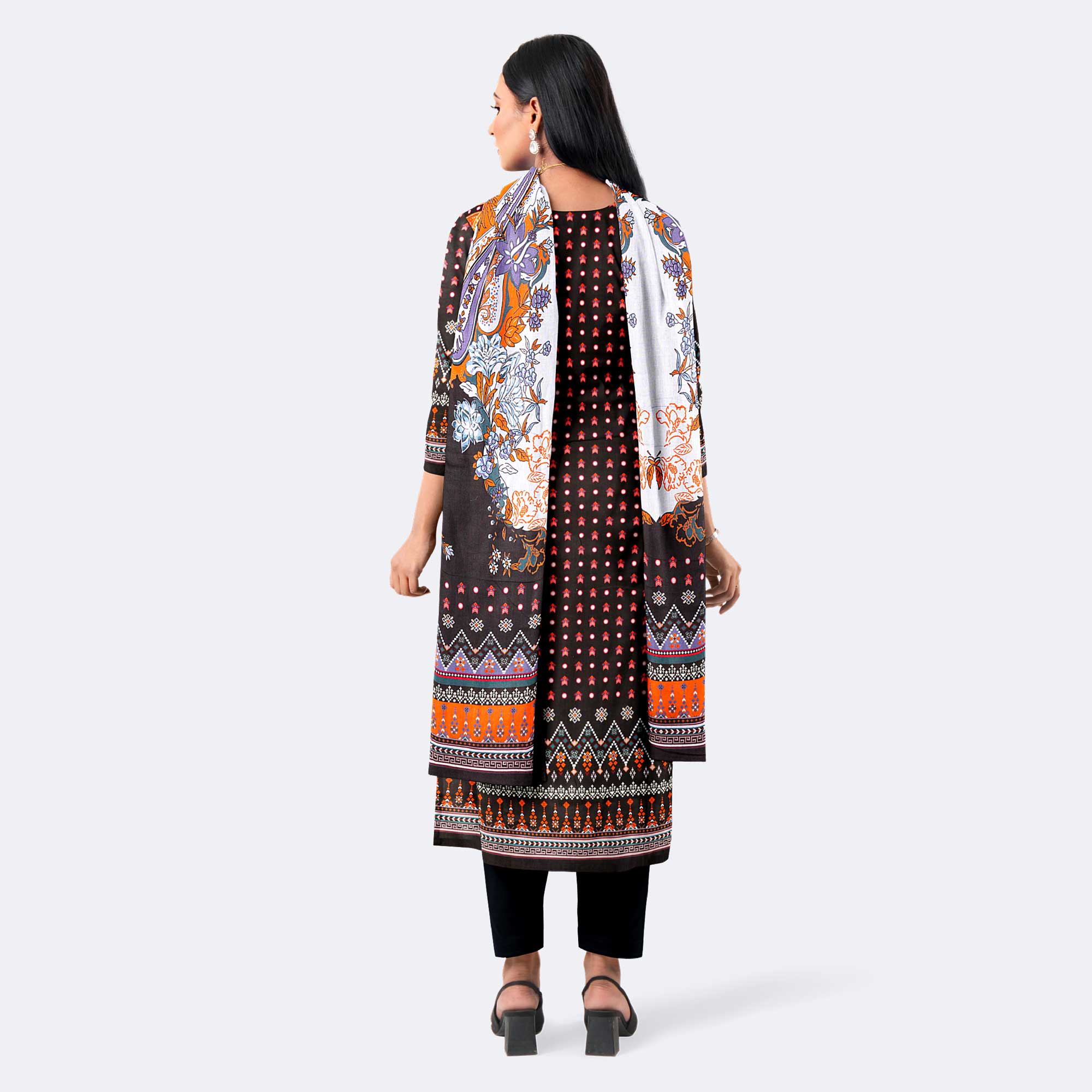 Women’s Digital Printed Salwar Kameez (100% Cotton)