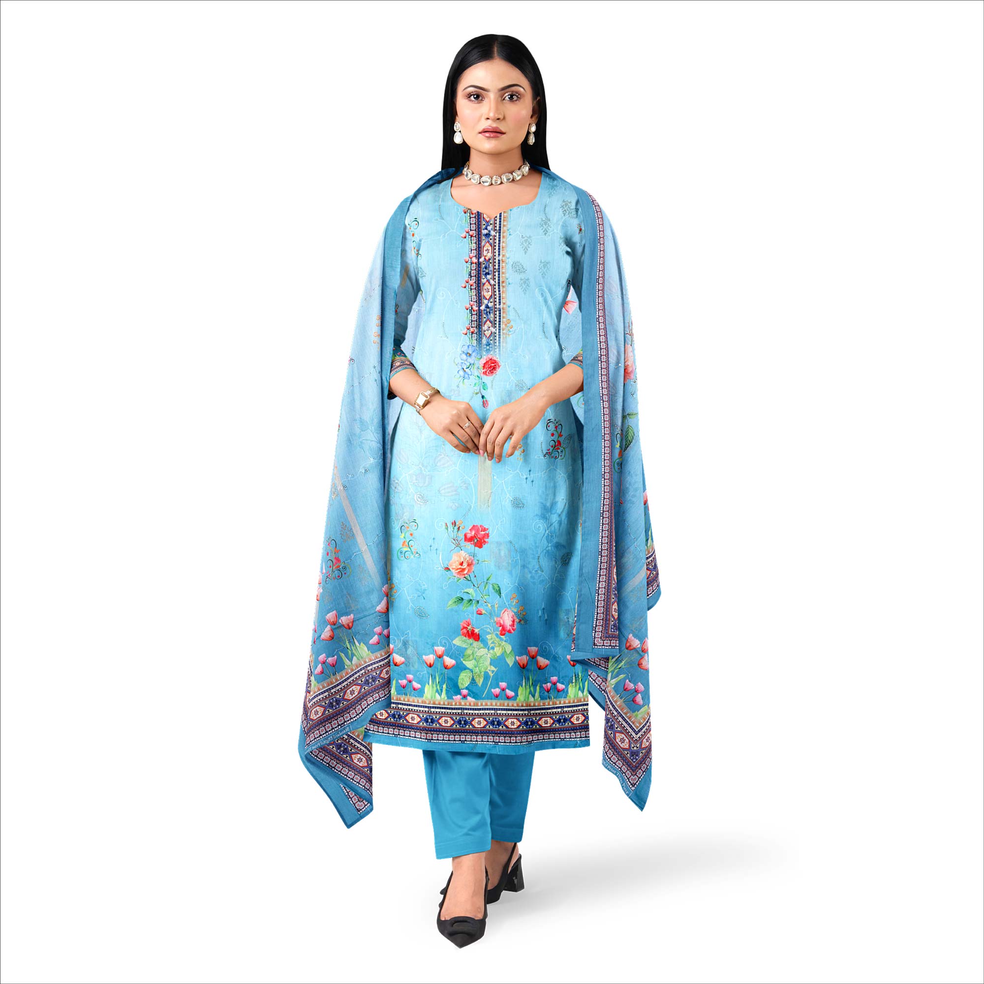 Digital Print Salwar Kameez