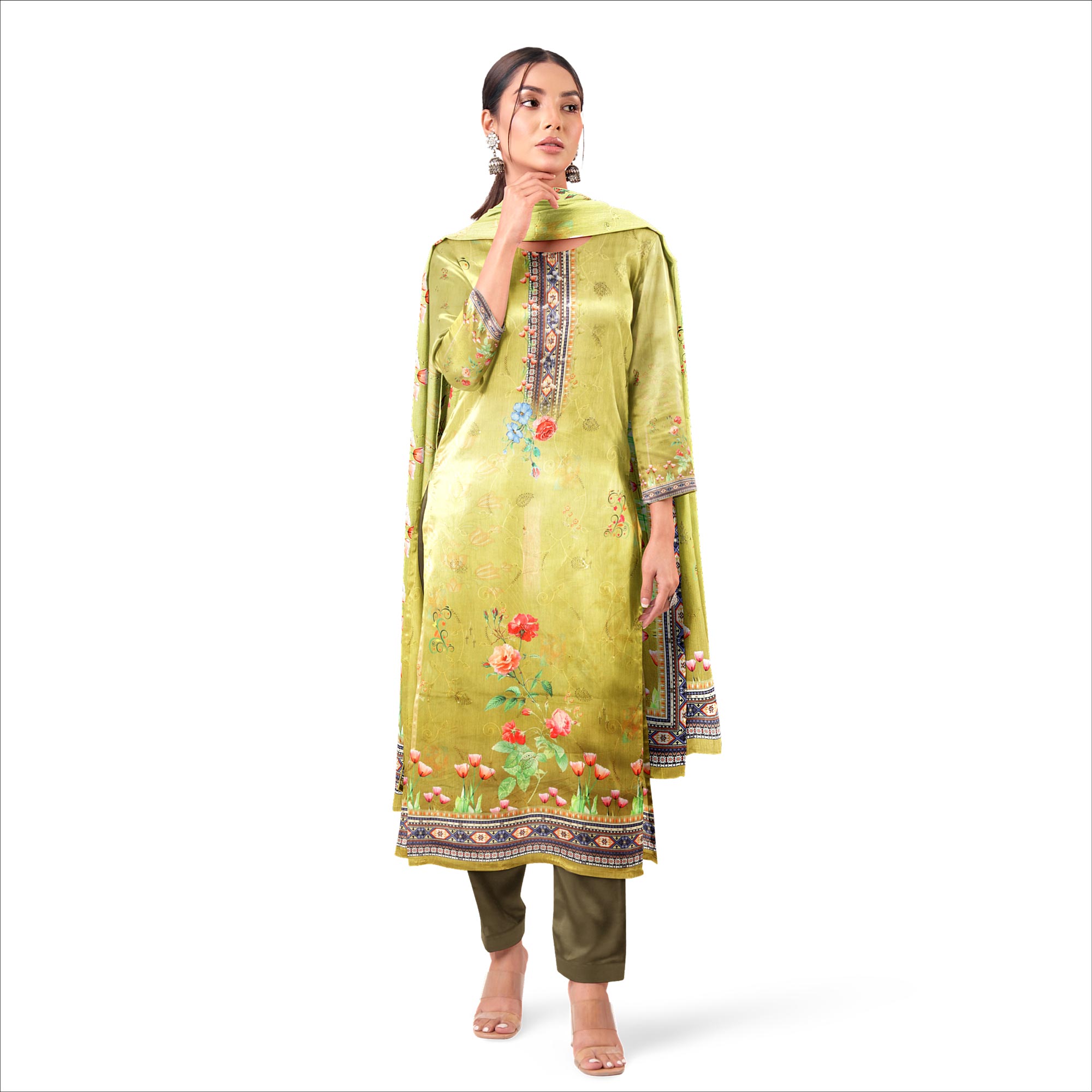 Stylish Digital Print Salwar Kameez