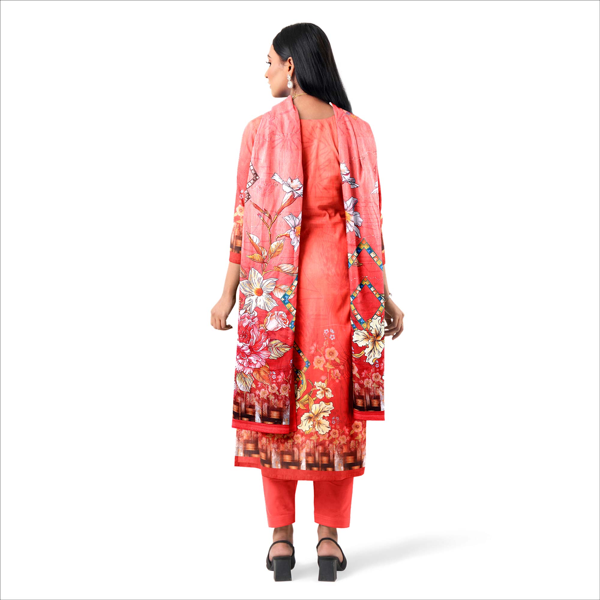 Digital Print Pure Cotton Salwar Kameez