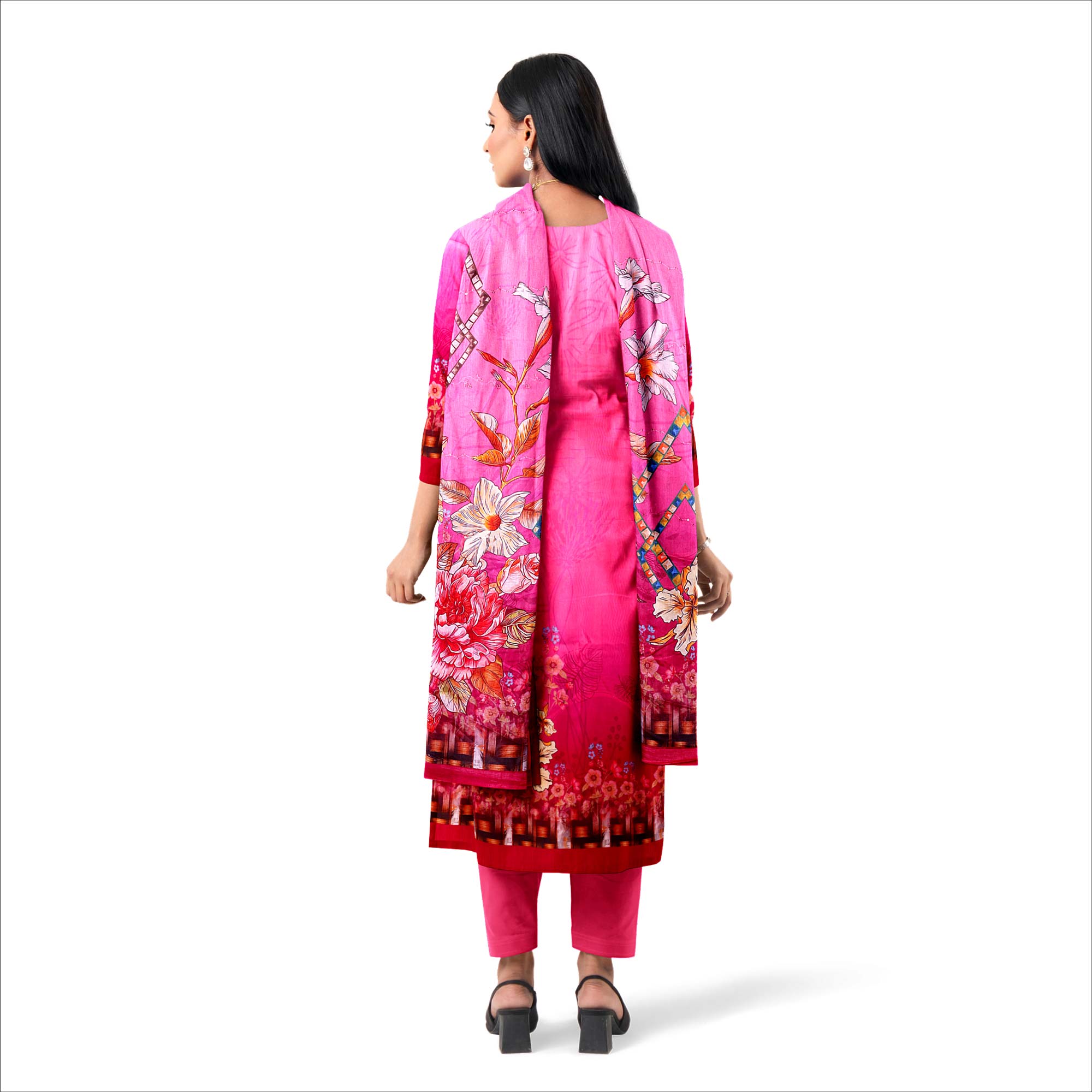 Floral Digital Print Salwar Kameez