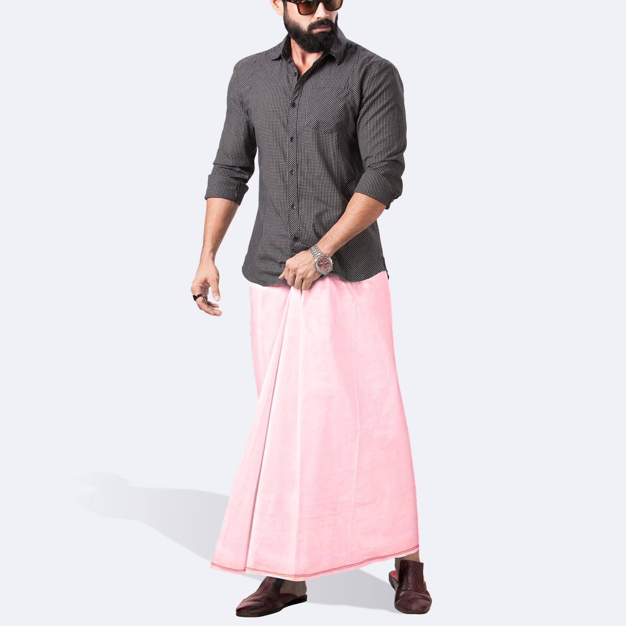 White and Black One Color Solid Lungi (লুঙ্গি) Best Luxurious Design ...