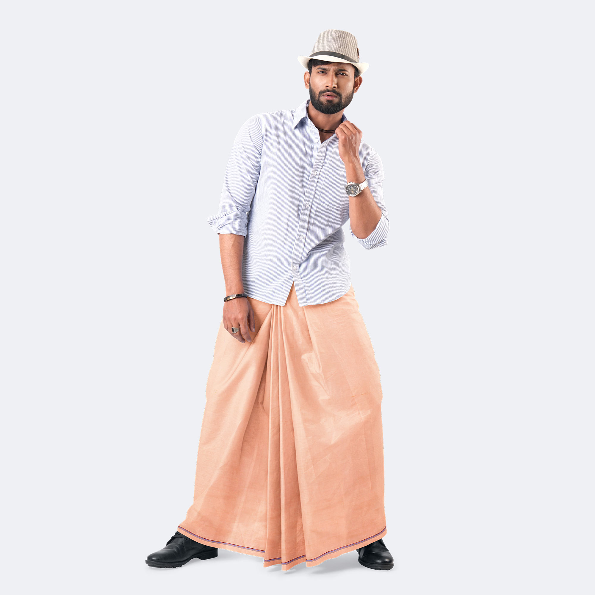 White and Black One Color Solid Lungi (লুঙ্গি) Best Luxurious Design ...