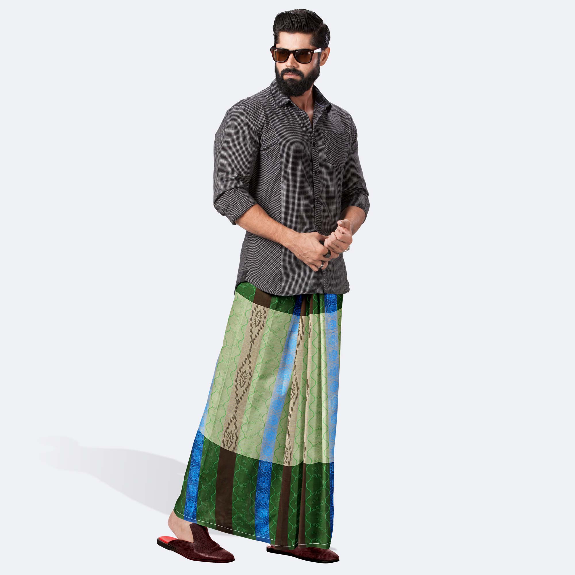 Buy the Latest and Premium Design Amanat Shah Lungi (লুঙ্গি) from the