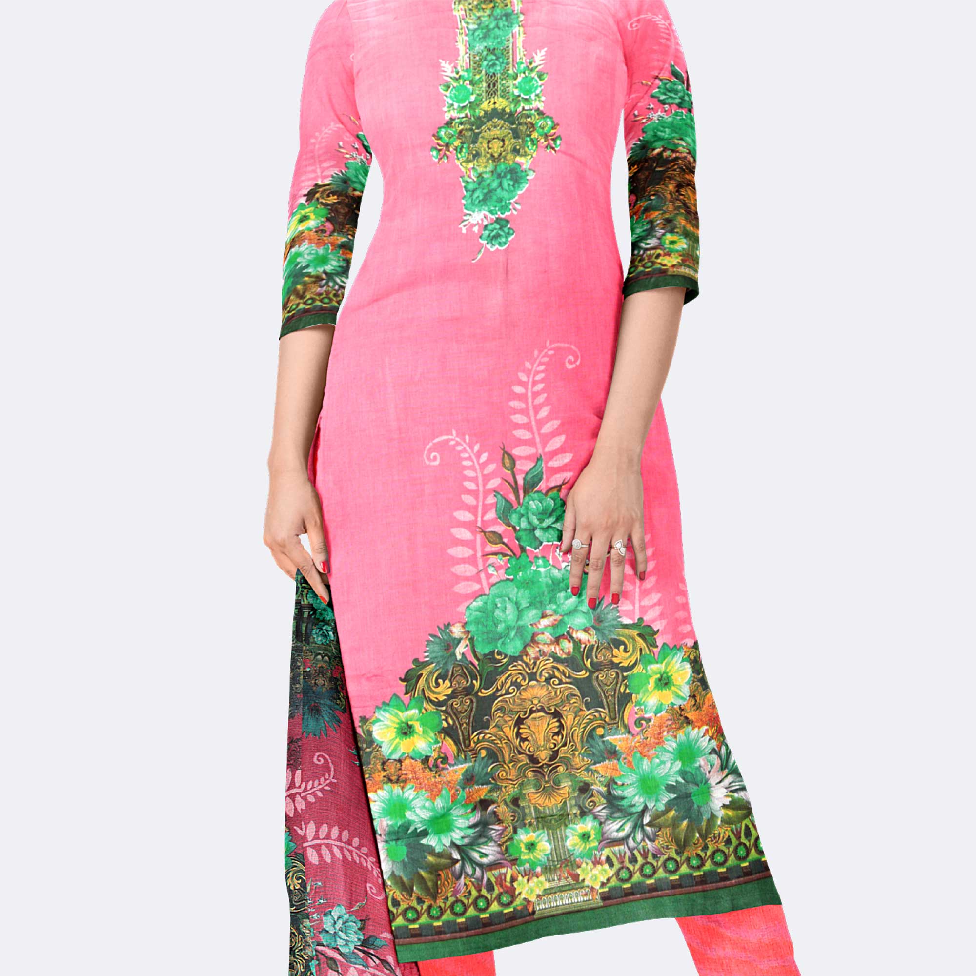 Latest Design Print (প্রিন্ট) Salwar kameez: Low Price Three Piece In ...