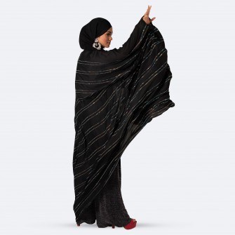 Loose Fit Black Abaya