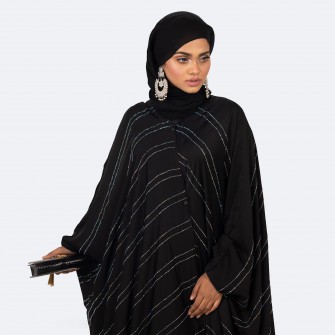 Loose Fit Black Abaya