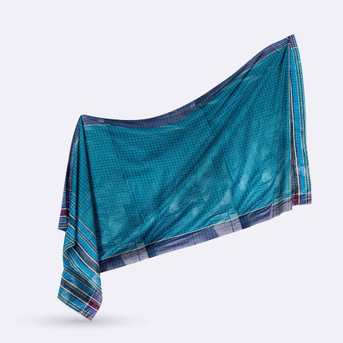 Blue color Cotton Gamcha - Top Class