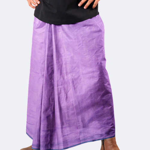 Orchid Violet Color Solid Lungi - Apurbo | MIAH