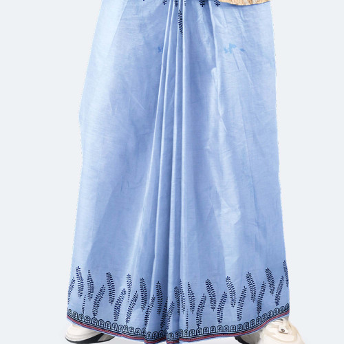 Sky Blue Color Solid Lungi - Bikkhato | MIAH