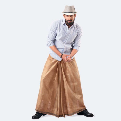 Brown Color Classic Solid Lungi - Bikkhato | MIAH