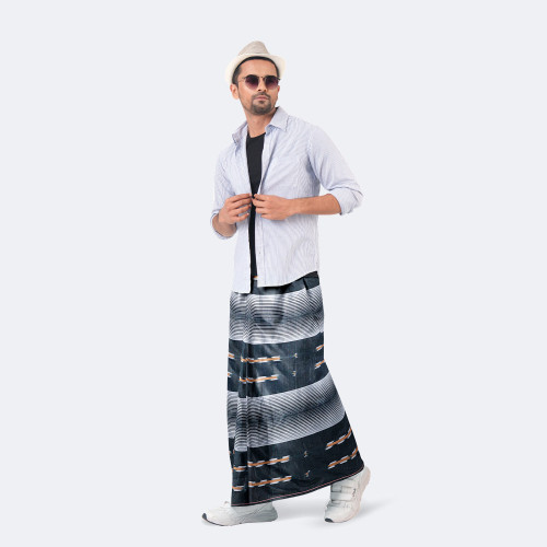 Check Design Multicolor Lungi - Crown | MIAH