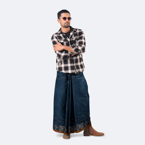 Elegant Dobby Jacquard Weave Lungi - Perfect