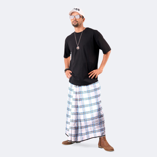 Men’s Soft Stitched Stripe Lungi - Prachurjo