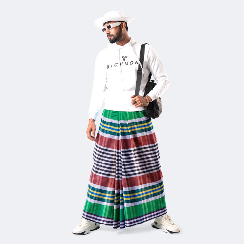 Men’s Multicolor Check Cotton Lungi - Showpno Bilash