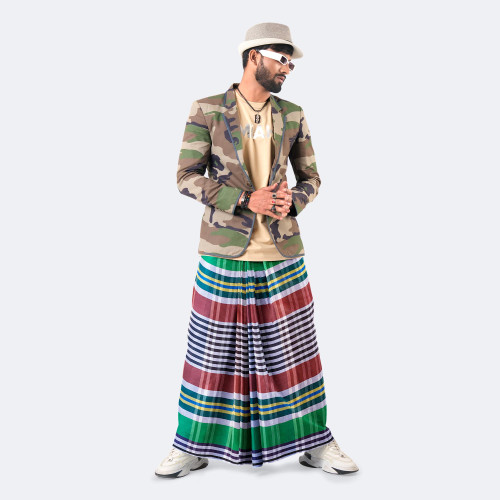 Men’s Multicolor Check Cotton Lungi - Showpno Bilash