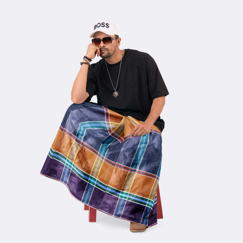 Multicolor Check Lungi - Style