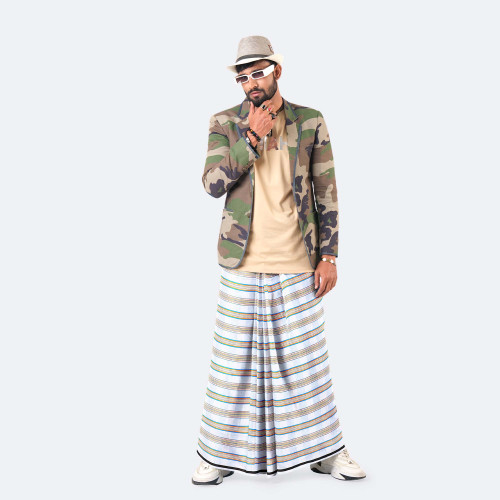 Multicolor Check Cotton Lungi - Zoboraj