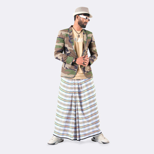 Multicolor Check Cotton Lungi - Zoboraj