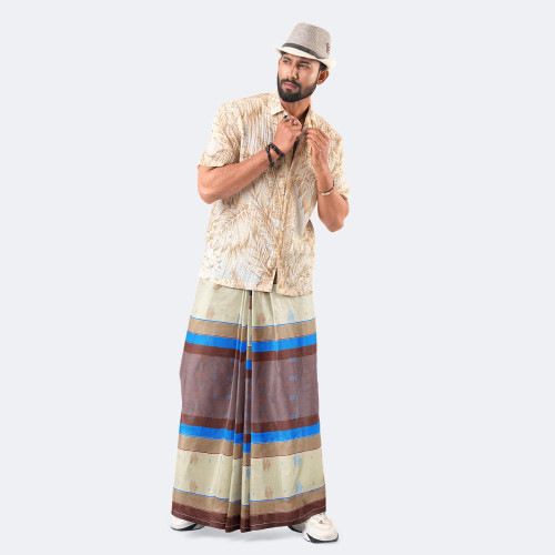 Premium Multicolor Stripe Lungi - Beautiful | MIAH