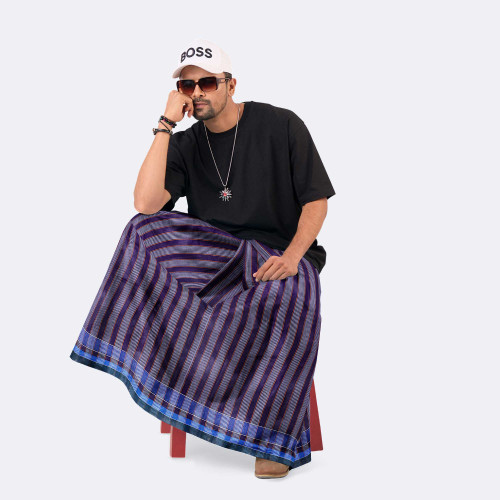 Cotton Stitched Lungi for Men - Onuvob