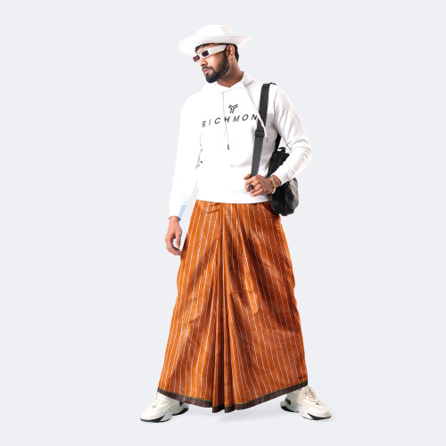 Cotton Stitched Lungi for Men - Onuvob