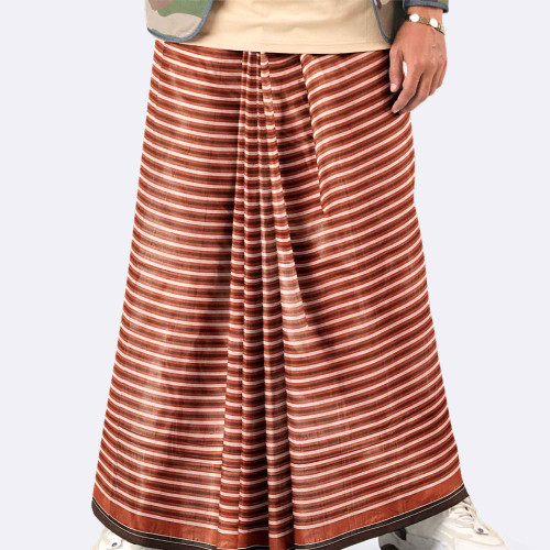 Traditional Men's Cotton Lungi - Onuvob - 1076