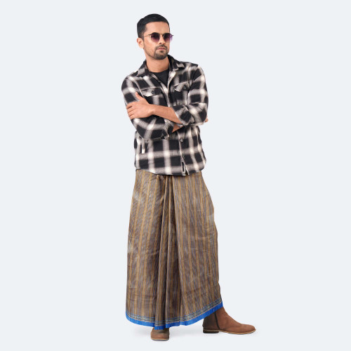 Cotton Stitched Lungi for Men - Onuvob