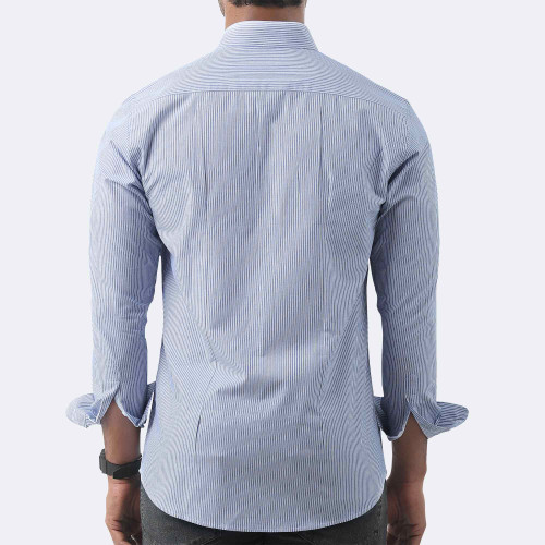 Yarn-Dyed Fine Cotton Shirt