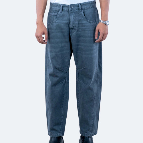 Stylish Blue Baggy Pants for Men | MIAH