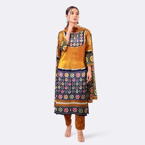 Women's Soft Cotton Printed Salwar Kameez - Jui