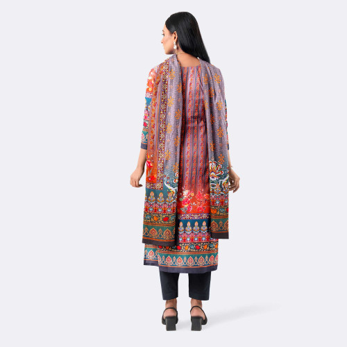  Stylish Digital Print Cotton Salwar Kameez